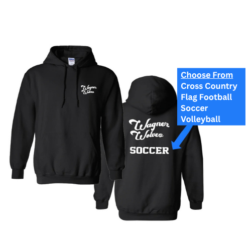 Wagner Fall Sport Black Hoodie (Pre-Order by Sept 25)