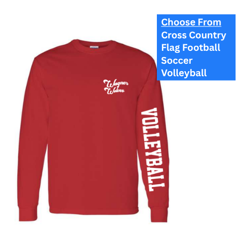 Wagner Fall Sport (Red) Long Sleeve T-Shirt (Pre-Order by Sept 25)
